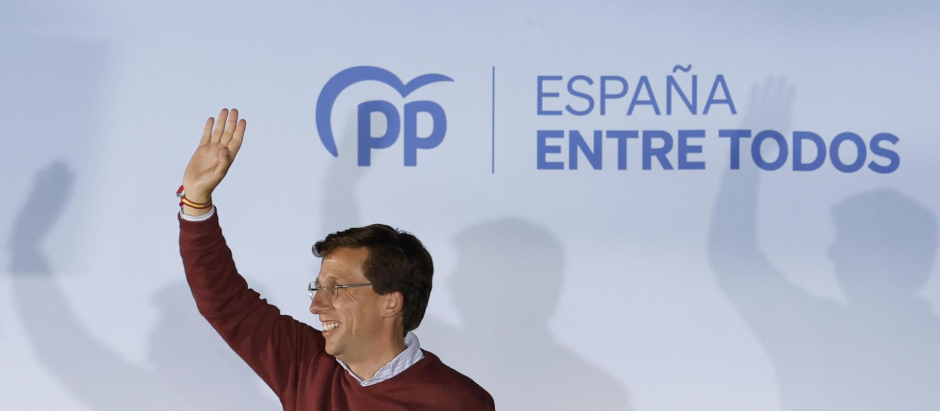 El alcalde de Madrid y candidato a la reelección por el PP José Luis Martínez Almeida