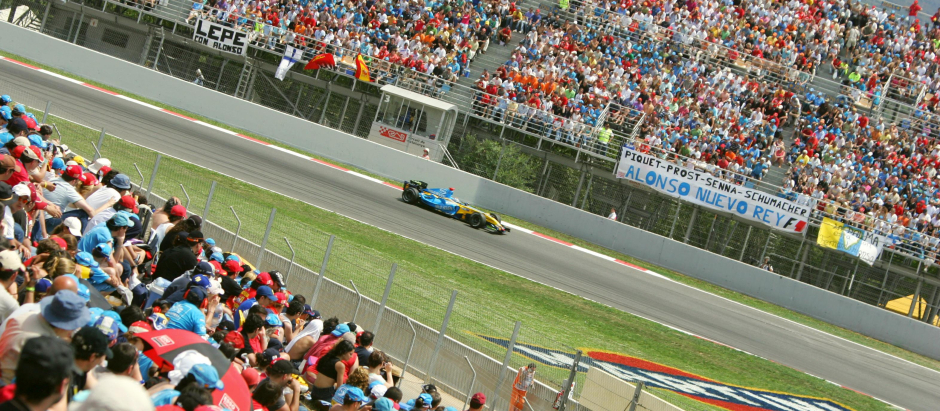 Fernando Alonso en el Gran Premio de España de 2006