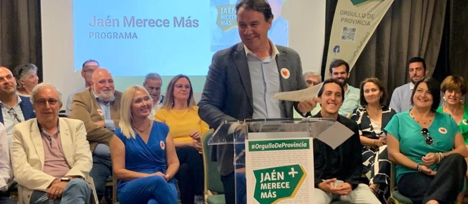 El candidato de Jaén Merece Más a la Alcaldía de la capital, Manuel Carlos Vallejo