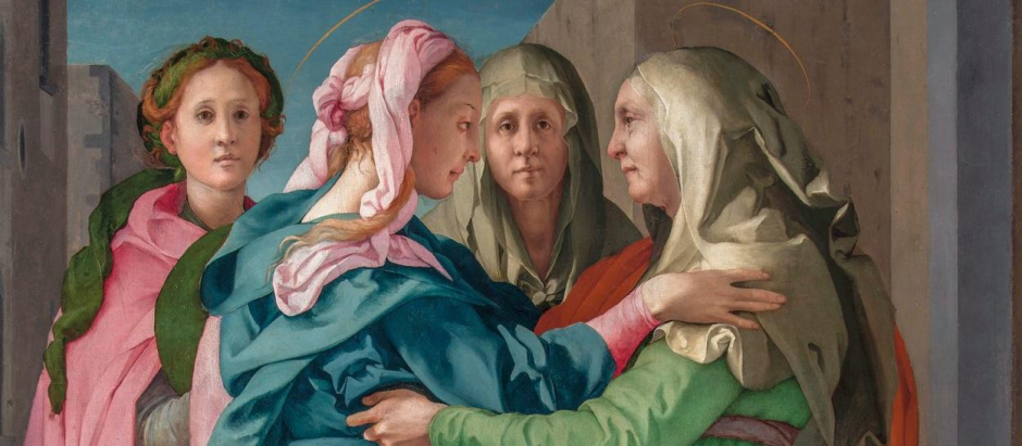 'Visitación de la Virgen' de Pontormo