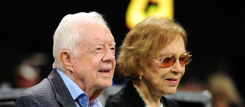 El expresidente Jimmy Carter y su esposa Rosalynn