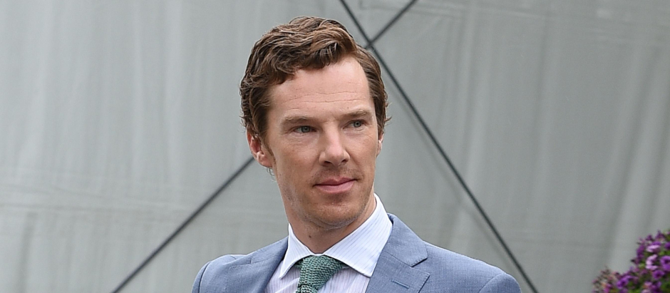 Actor Benedict Cumberbatch during Wimbledon 2015
 12 July 2015.