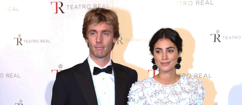 Alessandra " Sassa " of Osma and Christian of Hannover at photocall of ì El Cascanueces ì play during Gala Teatro Real 2018 in Madrid on Tueday , 06 November 2018