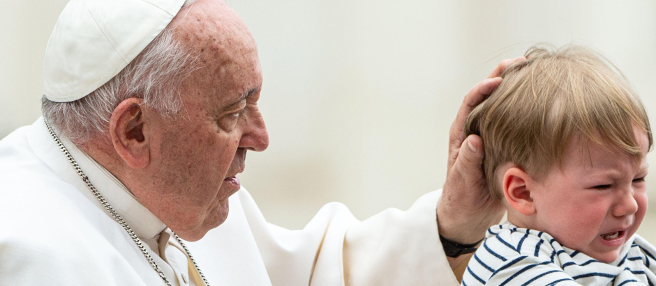 El Papa Francisco durante la audiencia general en el Vaticano