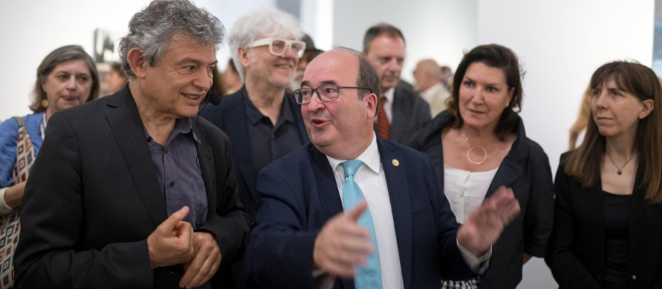 El ministro de Cultura, Miquel Iceta, en la inauguración de Photo España