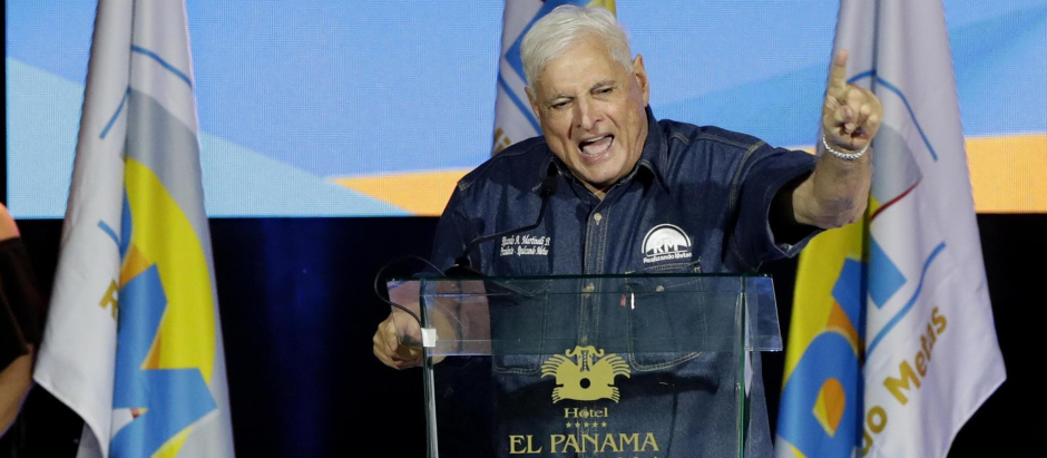 Ricardo Martinelli expresidente de Panamá y candidato a la reelección