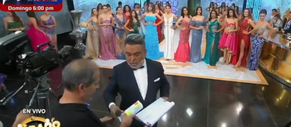 El presentador Andrés Hurtado despidió a su productor en el programa sobre la elección de Miss Perú 2023
