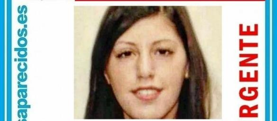 Cartel de desaparición de Sibora Gagani