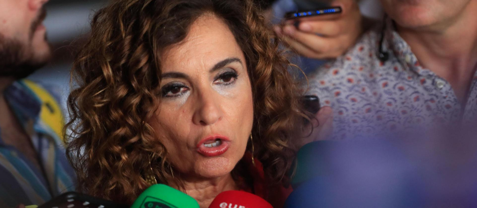 La ministra de Hacienda y vicesecretaria general del PSOE, María Jesús Montero