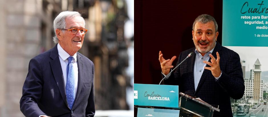 Los candidatos a la Alcaldía de Barcelona, Xavier Trias (Junts) y Jaume Collboni (PSC)