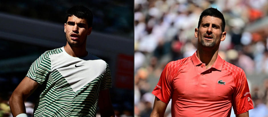Carlos Alcaraz y Novak Djokovic disputan este viernes la semifinal de Roland Garros