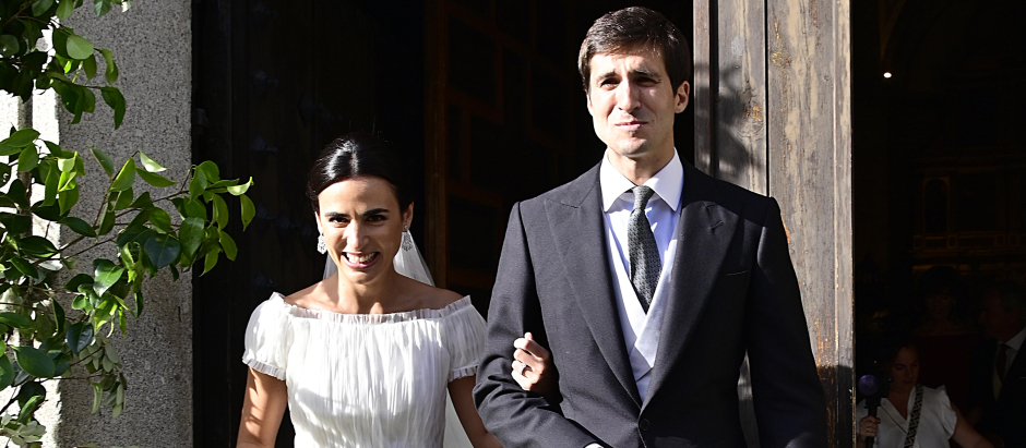 Blanca Sainz y Guillermo Comenge se casaron este viernes en Cebreros