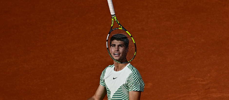 Carlos Alcaraz, en las semifinales de Roland Garros 2023