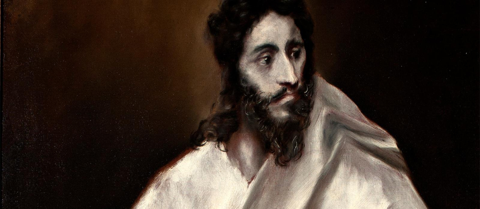 San Bartolomé (detalle) El Greco. Óleo sobre lienzo, 100,4 x 80,4 cm. 1610-14. Toledo, Museo del Greco