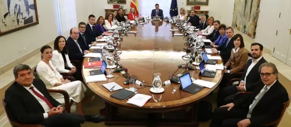 El actual Consejo de Ministros de Pedro Sánchez