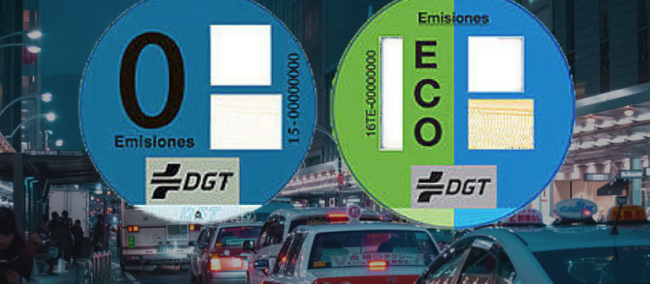 Los coches etiqueta Eco y Cero circulan y aparcan casi sin limitaciones en ciudad