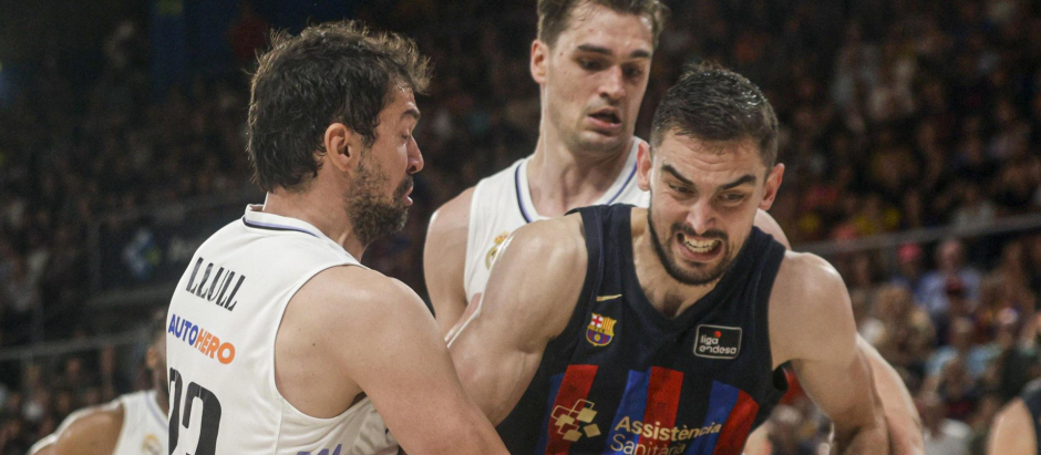 El Barcelona ha ganado al Real Madrid en el segundo partido de la final de la Liga ACB