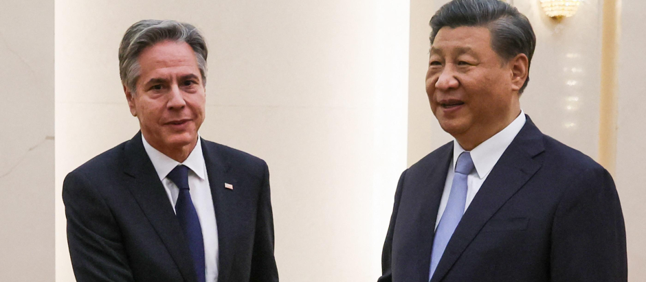 El presidente chino Xi Jinping recibe en Pekín al secretario de Estado de EE.UU.