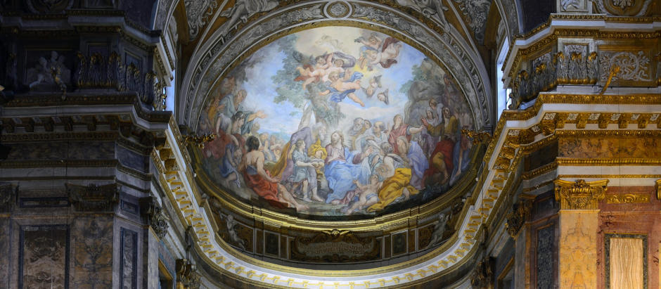 Interior de Sant'Andrea delle Fratte