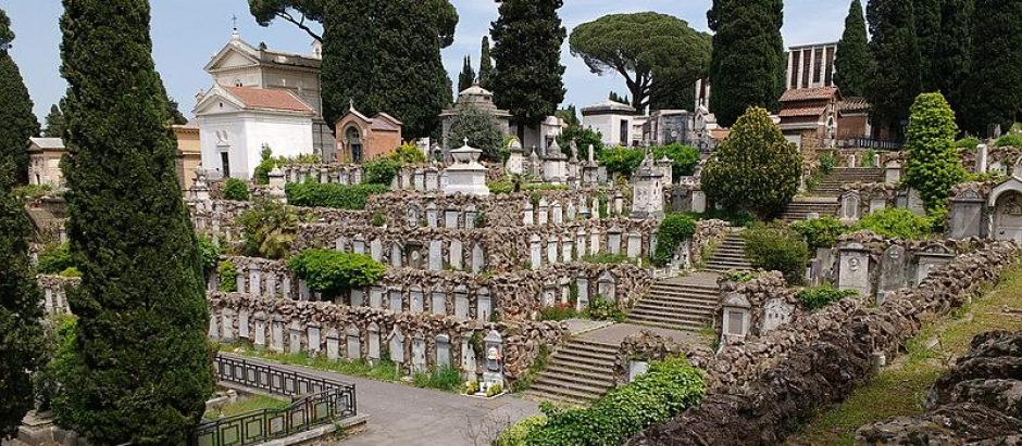 Cementerio en Roma