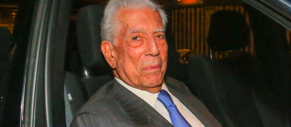 Mario Vargas Llosa during prewedding party of Josefina Vargas Llosa and Emiliano Camarena in Lima on Thursday, 2 March 2023