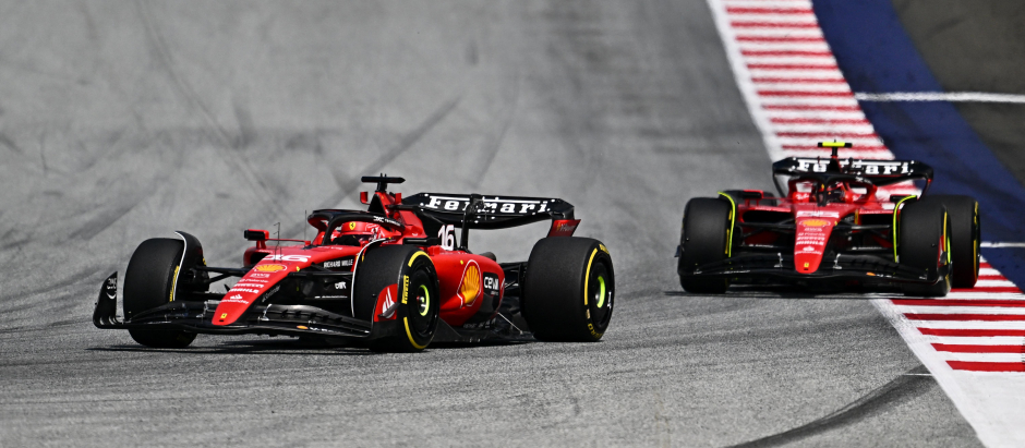 Carlos Sainz tenía más ritmo que Leclerc en pista, pero Ferrari no le dejó luchar en Austria