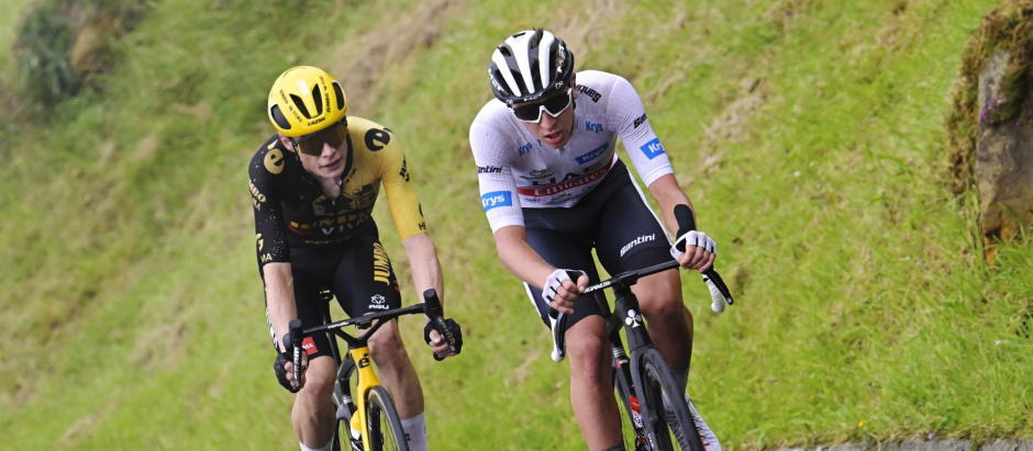 Vingegaard y Pogacar, en la segunda etapa del Tour, los dos favoritos a la victoria final
