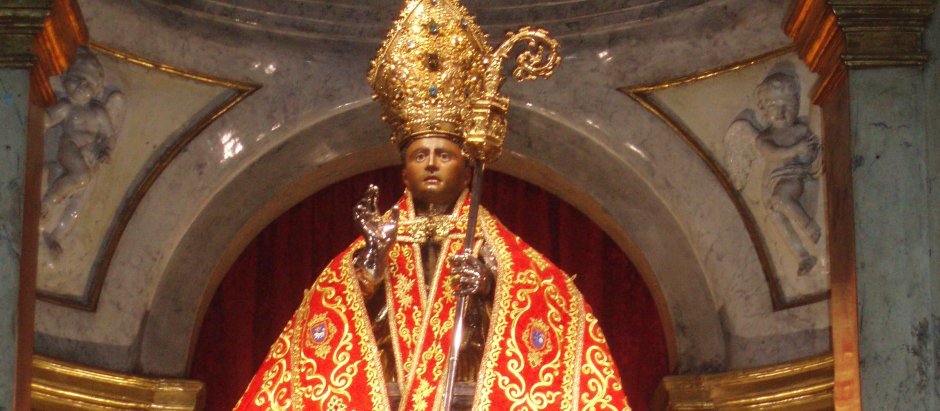 Busto de San Fermín. Iglesia de San Lorenzo de Pamplona