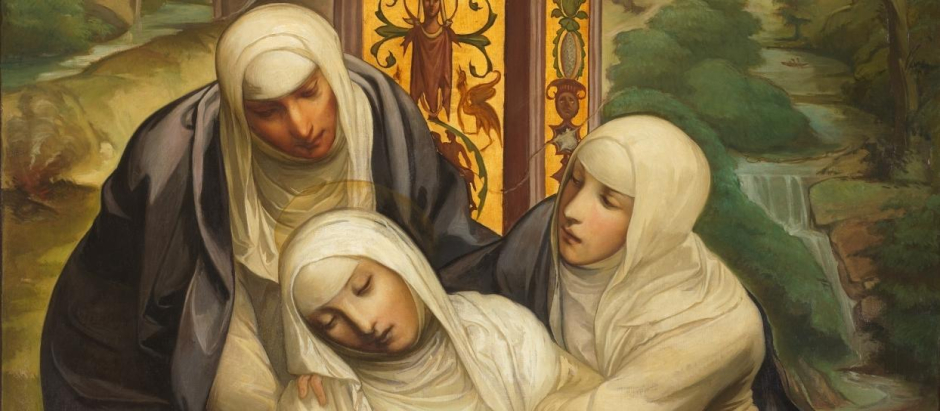 'Estigmatización de Santa Catalina de Siena', de Eduardo Rosales