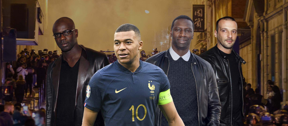 Elenco de futbolistas y artistas que agitaron las calles de Francia