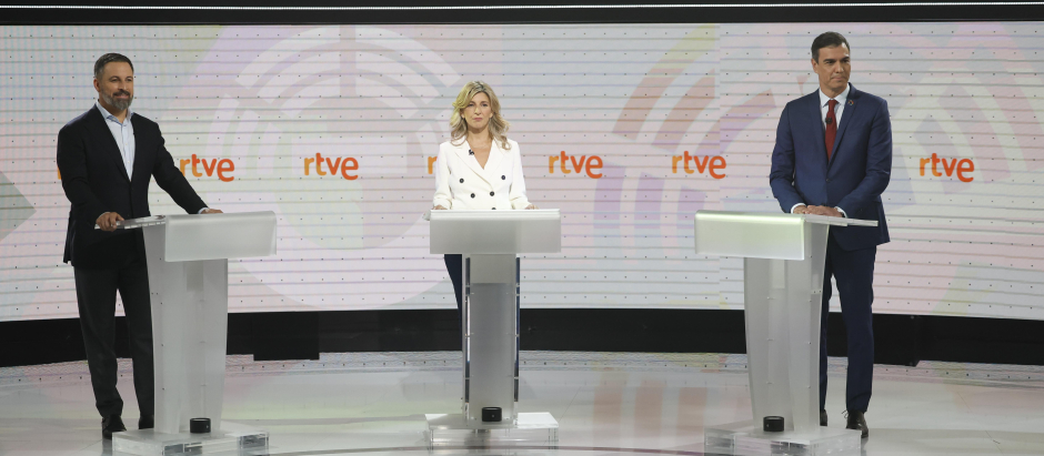 El debate a tres de TVE