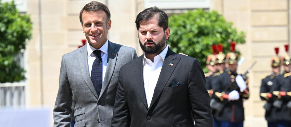 Boric y Macron