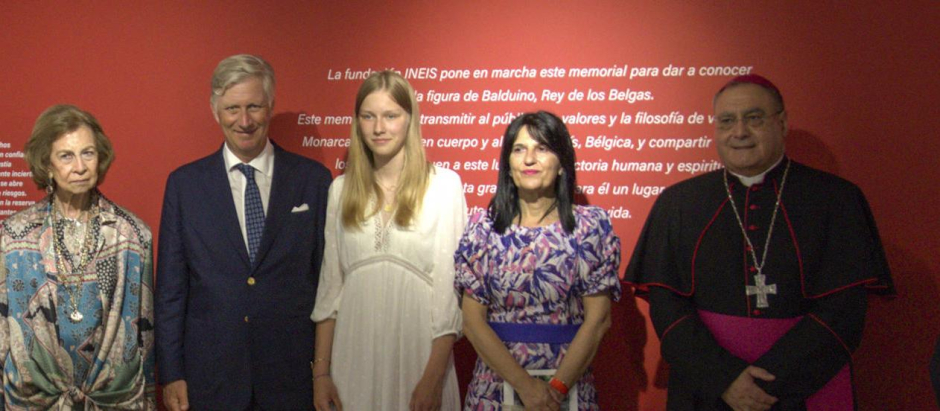 A la inauguración del museo en memoria de los reyes de Bélgica asistió la Reina Sofía y Felipe de Bélgica