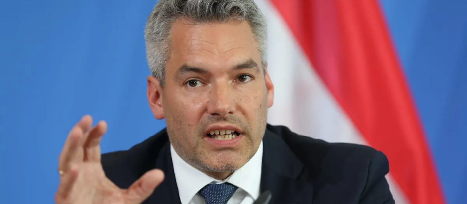 El canciller austriaco del ÖVP Karl Nehammer
