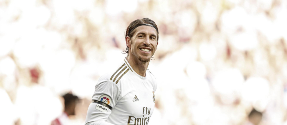 Sergio Ramos, en una imagen de 2020, cuando era capitán del Real Madrid