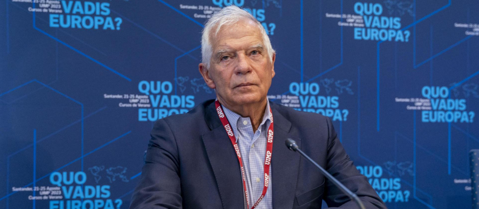 Josep Borrell, inaugura el curso "Quo vadis Europa?" que dirige en la Universidad Internacional Menéndez Pelayo.