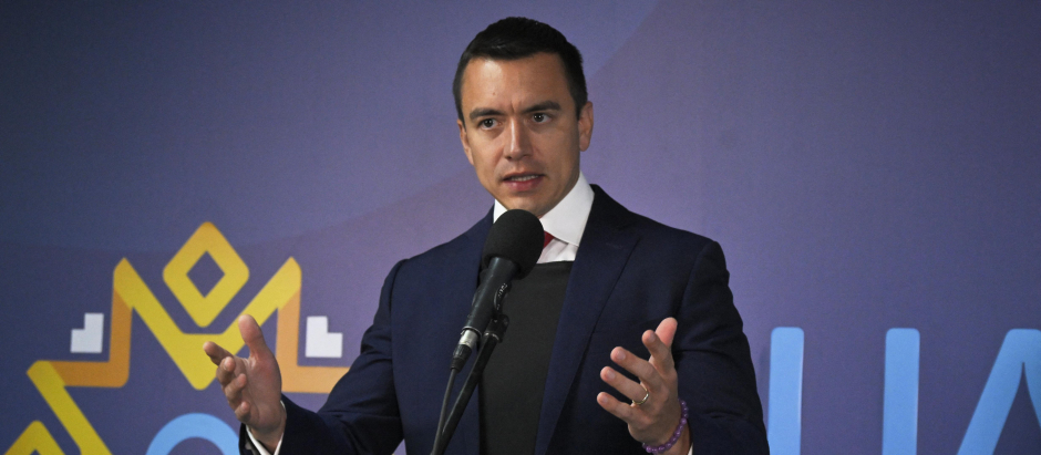 Daniel Noboa candidato presidencial de Ecuador