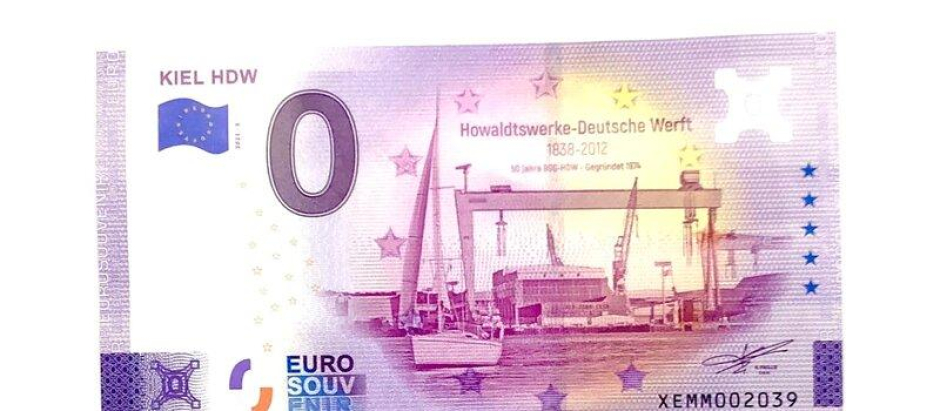 El billete de 0 euros