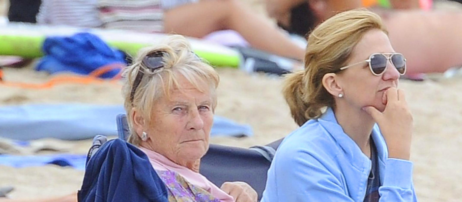 La escapada de la Infanta Cristina a Bidart para visitar a la madre de