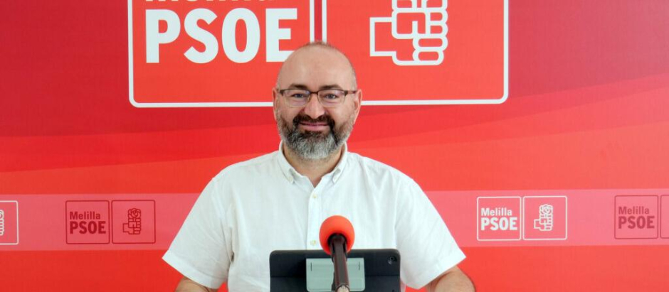 El Diputado del Grupo Parlamentario Socialista en la Asamblea de Melilla, Rafael Robles
