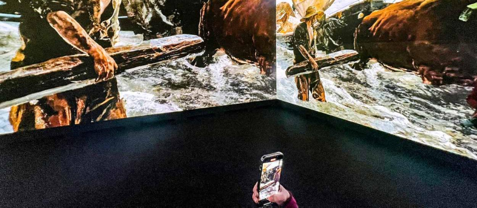 La exposición inmersiva 'Sorolla a través de la luz', en el Palacio Real de Madrid