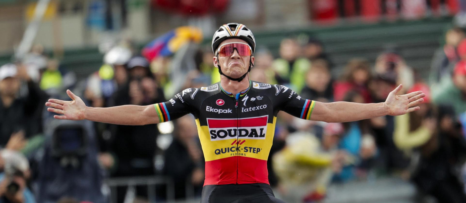 Remco Evenepoel, ganador de la tercera etapa de La Vuelta a España 2023