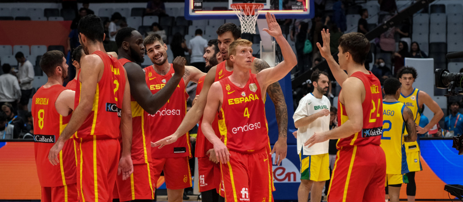 El equipo español de baloncesto en este Mundial
