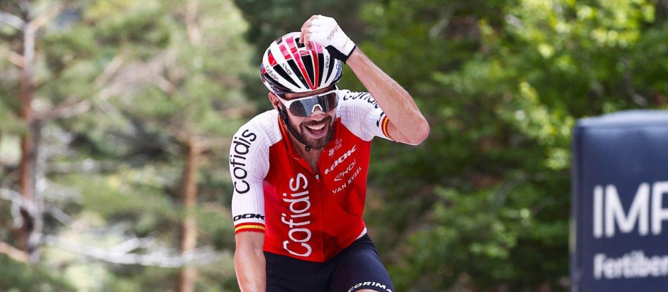 Jesús Herrada, en la etapa de este miércoles en La Vuelta a España