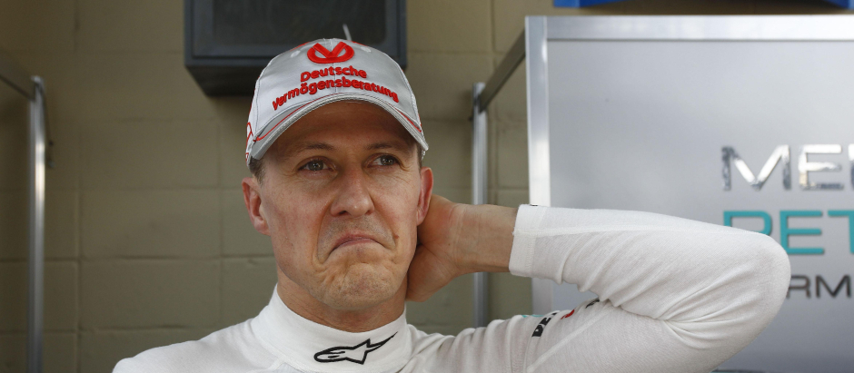 Michael Schumacher durante su etapa como piloto de Mercedes