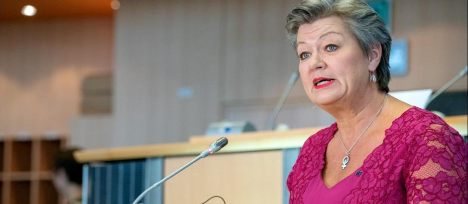 Ylva Johansson, Comisaria europea de Asuntos de Interior