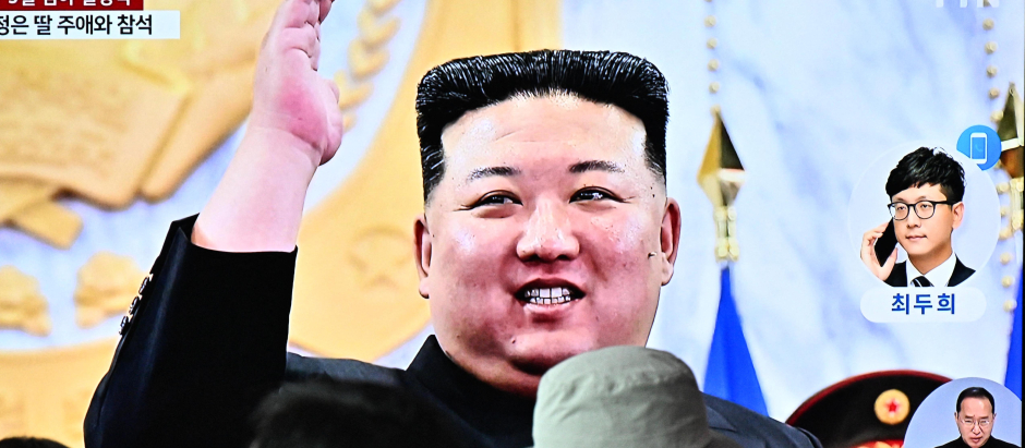Una foto del líder de Corea del Norte, Kim Jong Un