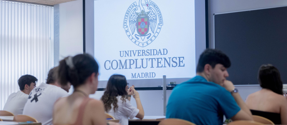 Imagen de archivo de alumnos de la Universidad Complutense de Madrid