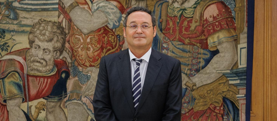 El Fiscal General del Estado, Álvaro García Ortiz, en la entrega de la Memoria Anual en el Palacio de la Zarzuela