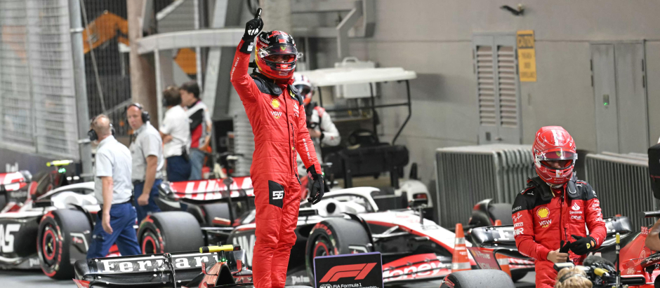 Carlos Sainz ha conseguido su segunda pole consecutiva en Singapur